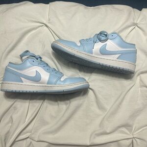 Nike Kids Sneakers - Light Blue and White